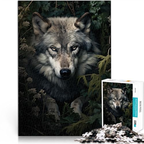 Familienaktivität Wolf Art 1000-teilige Puzzles für Erwachsene 26x38cm eignet ganze Familie für ab 14 Jahren Familienaktivität Wolf Art 1000-teilige Puzzles für Erwachsene 26x38cm eignet ganze Familie für ab 14 Jahren von LGNBTGM