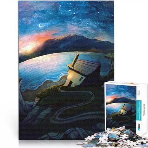Familienspaß Am See 1000-Teile-Puzzle für Teenager 70x100cm Wanddekoration Einzigartige Geburtstags ab 14 Jahren von LGNBTGM