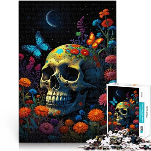 Familienspaß Blumenschädelnacht 1000-teilige Puzzles für Teenager 70x100cm Tolle Geschenke und Spielzeuge für ab 14 Jahren Familienspaß Blumenschädelnacht 1000-teilige Puzzles für Teenager 70x100cm Tolle Geschenke und Spielzeuge für ab 14 Jahren von LGNBTGM
