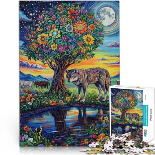 Familienspaß Gemälde Wolf Teenager 2000-teiliges Puzzle 70x100cm denn eignet ganze Familie ab 14 Jahren Familienspaß Gemälde Wolf Teenager 2000-teiliges Puzzle 70x100cm denn eignet ganze Familie ab 14 Jahren von LGNBTGM