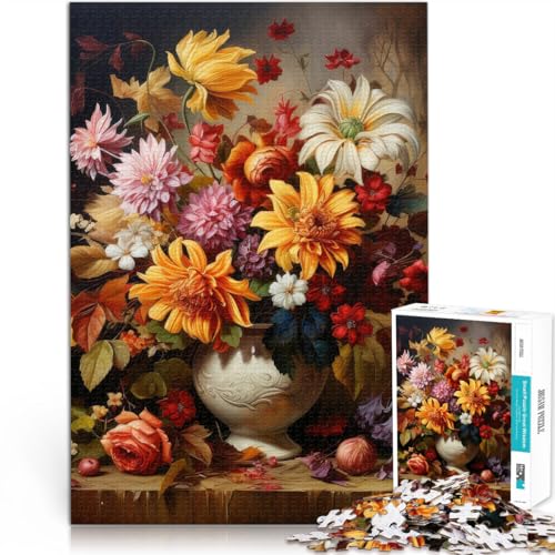Familienspaß Herbstblumen 1000-Teile-Puzzle für Teenager 26x38cm eignet ganze Familie für ab 14 Jahren Familienspaß Herbstblumen 1000-Teile-Puzzle für Teenager 26x38cm eignet ganze Familie für ab 14 Jahren von LGNBTGM