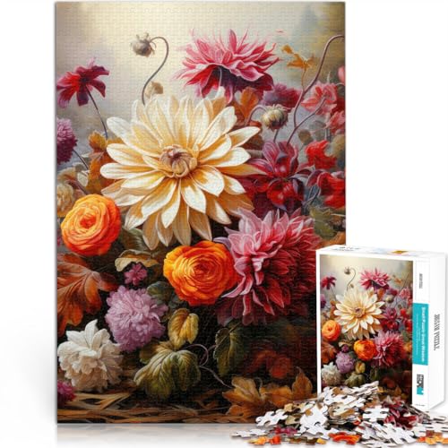 Familienspaß Herbstblumen 1000-teiliges Puzzle für Erwachsene 70x100cm Geburtstagsgeschenk, Geschenke für ab 14 Jahren Familienspaß Herbstblumen 1000-teiliges Puzzle für Erwachsene 70x100cm Geburtstagsgeschenk, Geschenke für ab 14 Jahren von LGNBTGM