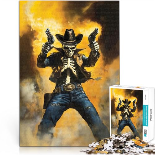 Familienspaß Rauchende Colts und Knochen 1000-Teile-Puzzle für Teenager 26x38cm denn eignet ganze Familie für 14+ Familienspaß Rauchende Colts und Knochen 1000-Teile-Puzzle für Teenager 26x38cm denn eignet ganze Familie für 14+ von LGNBTGM