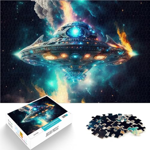 Familienspaß Raumschiff Teenager-Puzzles 1000 Teile 50x75cm Wanddekoration Einzigartige Geburtstags ab 14 Jahren Familienspaß Raumschiff Teenager-Puzzles 1000 Teile 50x75cm Wanddekoration Einzigartige Geburtstags ab 14 Jahren von LGNBTGM