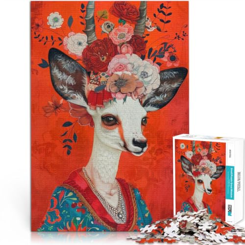 Familienspiel für und Antilopen-Tiermode 1000-Teile-Puzzle für Erwachsene 70x100cm Geburtstagsgeschenk, Geschenke für ab 14 Jahren Familienspiel für und Antilopen-Tiermode 1000-Teile-Puzzle für Erwachsene 70x100cm Geburtstagsgeschenk, Geschenke für ab 14 Jahren von LGNBTGM