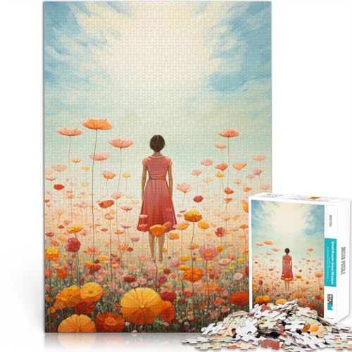 Familienspiel für und Blumenfeld 1000-teilige Puzzles für Teenager 38x52cm Geeignet für die Schreibtischdekoration für ab 14 Jahren Familienspiel für und Blumenfeld 1000-teilige Puzzles für Teenager 38x52cm Geeignet für die Schreibtischdekoration für ab 14 Jahren von LGNBTGM
