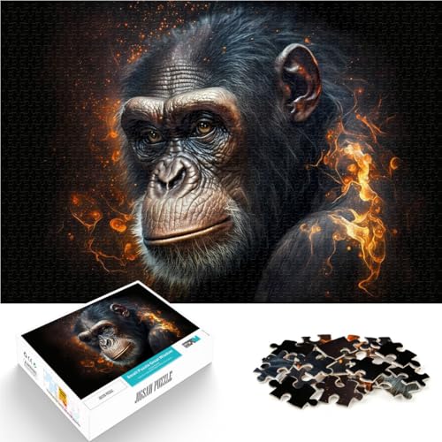 Familienspiel für und Schimpanse aus Feuer Teenager 1000 Teile Puzzle 70x100cm Geburtstagsgeschenk, Geschenke ab 14 Jahren Familienspiel für und Schimpanse aus Feuer Teenager 1000 Teile Puzzle 70x100cm Geburtstagsgeschenk, Geschenke ab 14 Jahren von LGNBTGM