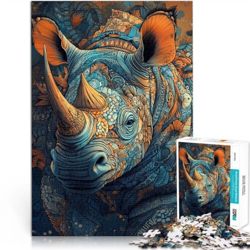 Familienspiel für und Tier Nashorn Puzzle 1000 Teile für Erwachsene 26x38cm Lernspiel für Geburtstag, Weihnachten ab 14 Jahren Familienspiel für und Tier Nashorn Puzzle 1000 Teile für Erwachsene 26x38cm Lernspiel für Geburtstag, Weihnachten ab 14 Jahren von LGNBTGM