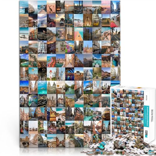 Familienspiel für und schöne Stadtspleißkunst 1000-teiliges Puzzle für Erwachsene 26x38cm für Heimdekoration Geeignet ab 14 Jahren Familienspiel für und schöne Stadtspleißkunst 1000-teiliges Puzzle für Erwachsene 26x38cm für Heimdekoration Geeignet ab 14 Jahren von LGNBTGM