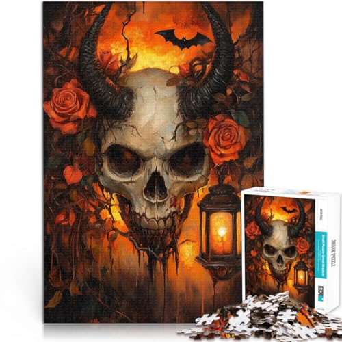 Familienspiel zum Stressabbau, schwierige Herausforderung Böses Skelett Teenager 1000-teiliges Puzzle 70x100cm Heimdekoration Familienspiel zum Stressabbau, schwierige Herausforderung Böses Skelett Teenager 1000-teiliges Puzzle 70x100cm Heimdekoration von LGNBTGM