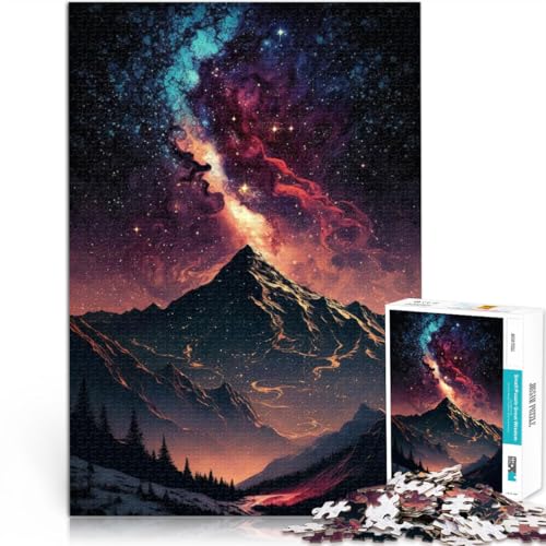 Familienspiel zum Stressabbau, schwierige Herausforderung EIN Blick auf die Galaxienberge Teenager 1000-teiliges Puzzle 38x52cm Wanddekoration Familienspiel zum Stressabbau, schwierige Herausforderung EIN Blick auf die Galaxienberge Teenager 1000-teiliges Puzzle 38x52cm Wanddekoration von LGNBTGM
