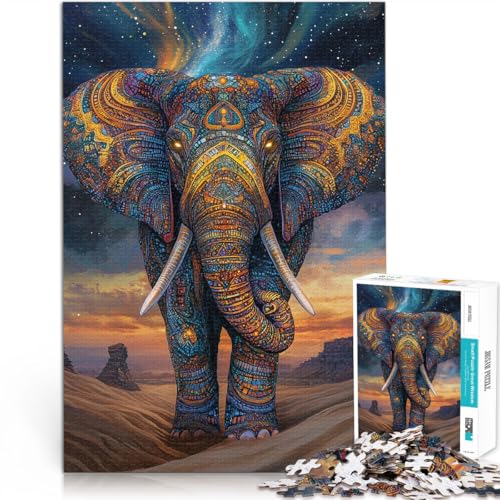 Für Familienspaß Elefantentotem Puzzle für Erwachsene mit 1000 Teilen 70x100cm mit passendem Poster und Quizblatt für ab 14 Jahren Für Familienspaß Elefantentotem Puzzle für Erwachsene mit 1000 Teilen 70x100cm mit passendem Poster und Quizblatt für ab 14 Jahren von LGNBTGM