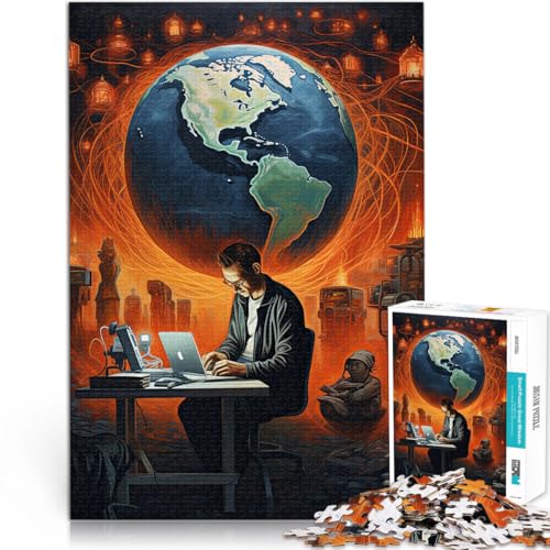 Für Familienspaß Internetkunst 1000-teiliges Puzzle für Erwachsene 26x38cm Geschenke für Freunde und Familie ab 14 Jahren Für Familienspaß Internetkunst 1000-teiliges Puzzle für Erwachsene 26x38cm Geschenke für Freunde und Familie ab 14 Jahren von LGNBTGM