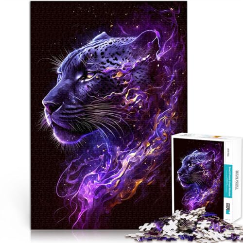 Für Familienspaß Kosmisches Panthergesicht 1000-teilige Puzzles für Erwachsene 26x38cm Geburtstagsgeschenk, Geschenke für ab 14 Jahren Für Familienspaß Kosmisches Panthergesicht 1000-teilige Puzzles für Erwachsene 26x38cm Geburtstagsgeschenk, Geschenke für ab 14 Jahren von LGNBTGM