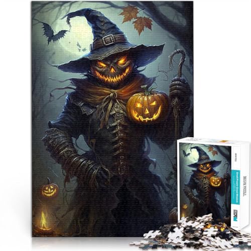 Gehirnintelligenz-Herausforderung süchtig machendes Spielzeug Halloween Puzzle 1000 Teile für Jugendliche 26x38cm EIN Kunstwerk von LGNBTGM