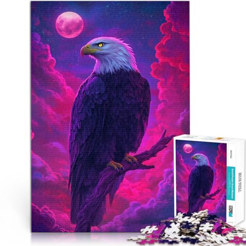 Gehirnintelligenz-Herausforderung süchtig machendes Spielzeug Himmlischer Adler des Sonnenscheins Teenager 1000 Teile Puzzle 70x100cm EIN Kunstwerk von LGNBTGM