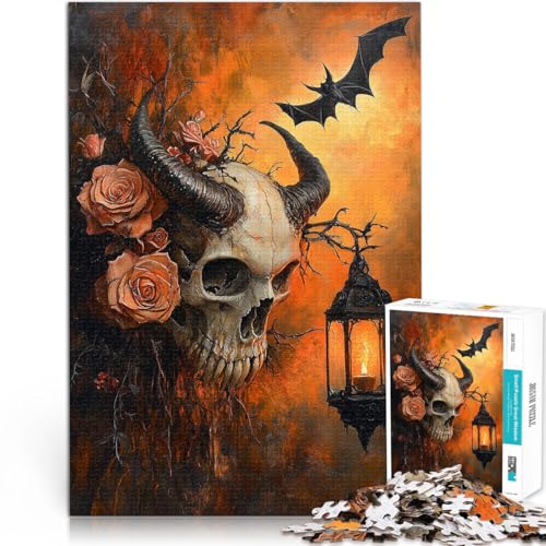 Geschenke zum Suchbegriff: Herausfordernde Spiele Böses Skelett 2000-Teile-Puzzle für Teenager 70x100cm Gutes Geschenk von LGNBTGM