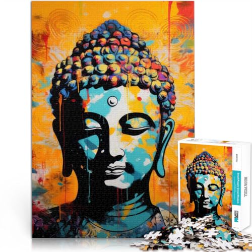 Geschenke zum Suchbegriff: Herausfordernde Spiele Buddha-Gemälde - Göttlich 1000-teilige Puzzles für Teenager 70x100cm EIN Kunstwerk von LGNBTGM