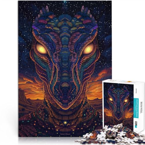 Geschenke zum Suchbegriff: Herausfordernde Spiele Dinosaurier-Kunst Puzzle 1000 Teile für Erwachsene 26x38cm Wanddekoration von LGNBTGM