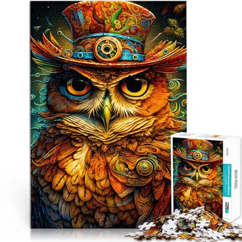 Geschenke zum Suchbegriff: Herausfordernde Spiele Fantasie-Eule 1000-teilige Puzzles für Erwachsene 70x100cm Heimdekoration von LGNBTGM