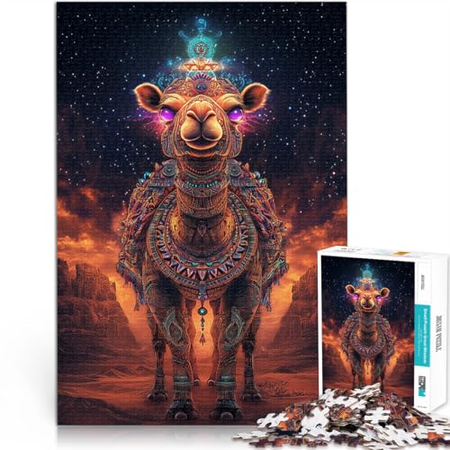 Geschenke zum Suchbegriff: Herausfordernde Spiele Fantasie-Kamel 1000-Teile-Puzzle für Teenager 26x38cm Gutes Geschenk von LGNBTGM