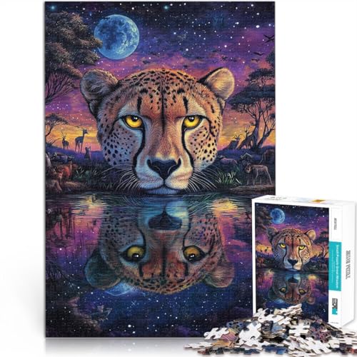Geschenke zum Suchbegriff: Herausfordernde Spiele Farbmalerei Gepard Puzzle 1000 Teile für Erwachsene 70x100cm Gutes Geschenk von LGNBTGM