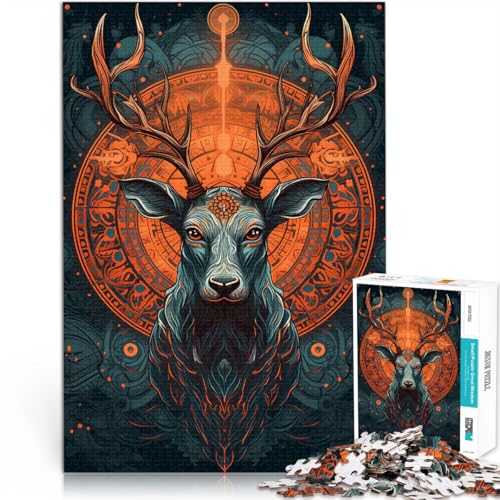 Geschenke zum Suchbegriff: Herausfordernde Spiele Hirsch Märchenfiguren Puzzle 2000 Teile für Teenager 70x100cm Gutes Geschenk von LGNBTGM