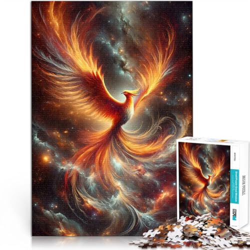 Geschenke zum Suchbegriff: Herausfordernde Spiele Kosmischer Phönix 1000-teilige Puzzles für Teenager 26x38cm Heimdekoration von LGNBTGM