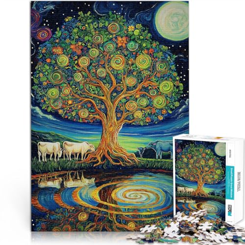 Geschenke zum Suchbegriff: Herausfordernde Spiele Schöner Baum Teenager 1000-teiliges Puzzle 26x38cm Heimdekoration von LGNBTGM