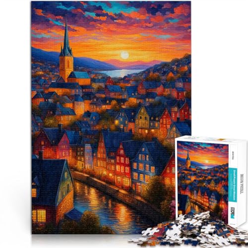 Geschenke zum Suchbegriff: Herausfordernde Spiele Stadtlandschaften Van Gogh 1000-teiliges Puzzle für Teenager 70x100cm Geschenkideen von LGNBTGM