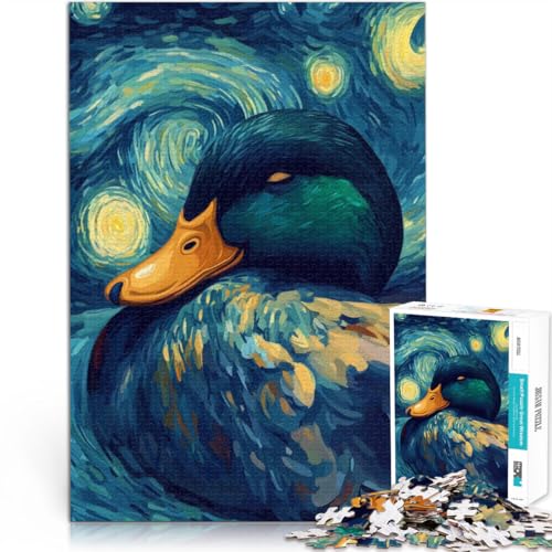Geschenke zum Suchbegriff: Herausfordernde Spiele Sternennacht-Ente 1000-Teile-Puzzle für Teenager 50x75cm Wanddekoration von LGNBTGM
