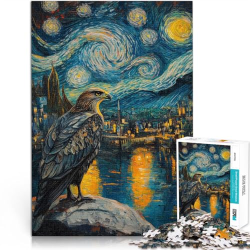 Handgeschwindigkeitswettbewerb Adler unter der Sternennacht Puzzle für Erwachsene mit 1000 Teilen 70x100cm Geschenkideen Handgeschwindigkeitswettbewerb Adler unter der Sternennacht Puzzle für Erwachsene mit 1000 Teilen 70x100cm Geschenkideen von LGNBTGM