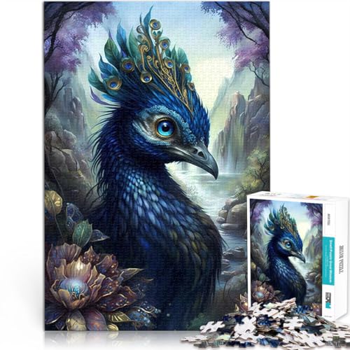 Handgeschwindigkeitswettbewerb Fiktiver Pfau 1000-teilige Puzzles für Erwachsene 26x38cm für Heimdekoration für ab 14 Jahren Handgeschwindigkeitswettbewerb Fiktiver Pfau 1000-teilige Puzzles für Erwachsene 26x38cm für Heimdekoration für ab 14 Jahren von LGNBTGM