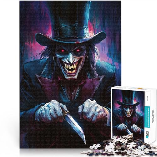 Handgeschwindigkeitswettbewerb Horrorkiller 1000-teiliges Teenager-Puzzle 50x75cm Geburtstagsgeschenk, Geschenke für ab 14 Jahren Handgeschwindigkeitswettbewerb Horrorkiller 1000-teiliges Teenager-Puzzle 50x75cm Geburtstagsgeschenk, Geschenke für ab 14 Jahren von LGNBTGM