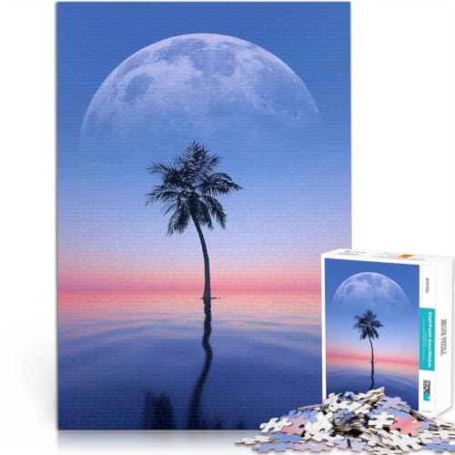 Handgeschwindigkeitswettbewerb Palme und Mond Puzzle 2000 Teile für Erwachsene 70x100cm Lustiges Geschenk für und ab 14 Jahren Handgeschwindigkeitswettbewerb Palme und Mond Puzzle 2000 Teile für Erwachsene 70x100cm Lustiges Geschenk für und ab 14 Jahren von LGNBTGM