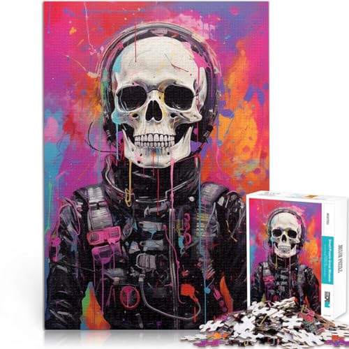 Handgeschwindigkeitswettbewerb Skelett-Astronaut Puzzle für Erwachsene mit 1000 Teilen 38x52cm für Heimdekoration für ab 14 Jahren Handgeschwindigkeitswettbewerb Skelett-Astronaut Puzzle für Erwachsene mit 1000 Teilen 38x52cm für Heimdekoration für ab 14 Jahren von LGNBTGM