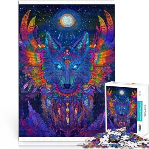 Hands-on-Spiel Farbwolf Puzzle 1000 Teile für Erwachsene 26x38cm denn eignet ganze Familie für ab 14 Jahren Hands-on-Spiel Farbwolf Puzzle 1000 Teile für Erwachsene 26x38cm denn eignet ganze Familie für ab 14 Jahren von LGNBTGM