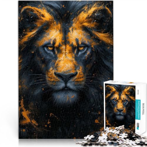 Hands-on-Spiel Gemälde eines schwarzen Löwen Puzzle 1000 Teile für Erwachsene 26x38cm Geburtstagsgeschenk, Geschenke, Wandkunst Geeignet ab 14 Jahren Hands-on-Spiel Gemälde eines schwarzen Löwen Puzzle 1000 Teile für Erwachsene 26x38cm Geburtstagsgeschenk, Geschenke, Wandkunst Geeignet ab 14 Jahren von LGNBTGM