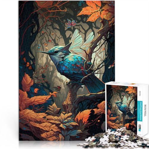 Hands-on-Spiel Kolibri ätherisch 1000-teiliges Puzzle für Erwachsene 26x38cm Tolle Geschenke und Spielzeuge für 14+ von LGNBTGM