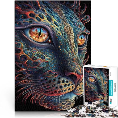 Hands-on-Spiel Leopard Gepard Jaguare 1000-teilige Puzzles für Teenager 70x100cm Lernspiel für Geburtstag, Weihnachten für ab 14 Jahren von LGNBTGM