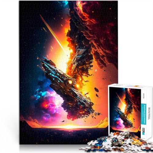 Helfen Sie dem Gehirn, süchtig machende Spielzeuge zu trainieren, um Geduld zu entwickeln Schiff zerstört Teenager-Puzzle 2000 Teile 70x100cm Wanddekoration von LGNBTGM