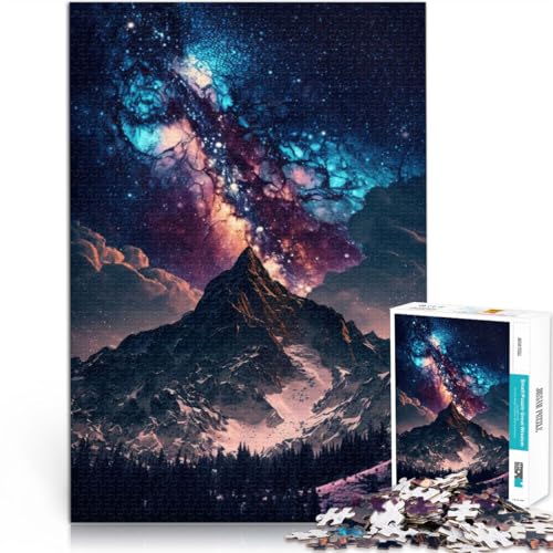 Herausfordernd Schwierig EIN Blick auf die Galaxienberge 1000-teiliges Puzzle für Teenager 26x38cm für Heimdekoration für ab 14 Jahren Herausfordernd Schwierig EIN Blick auf die Galaxienberge 1000-teiliges Puzzle für Teenager 26x38cm für Heimdekoration für ab 14 Jahren von LGNBTGM