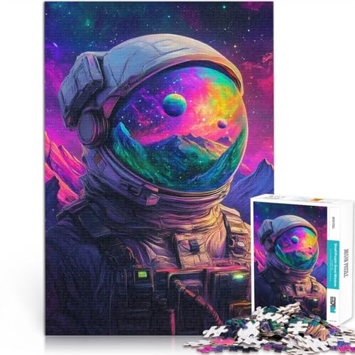 Herausforderndes Spiel Astronaut im Weltraum Teenager-Puzzle 1000 Teile 70x100cm einzigartiges Herausforderungsspiel ab 14 Jahren von LGNBTGM