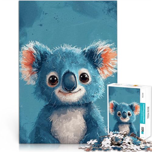 Herausforderndes Spiel Blaue Koala-Freude 1000-teiliges Puzzle für Erwachsene 70x100cm Geburtstagsgeschenk, Geschenke, Wandkunst für ab 14 Jahren von LGNBTGM
