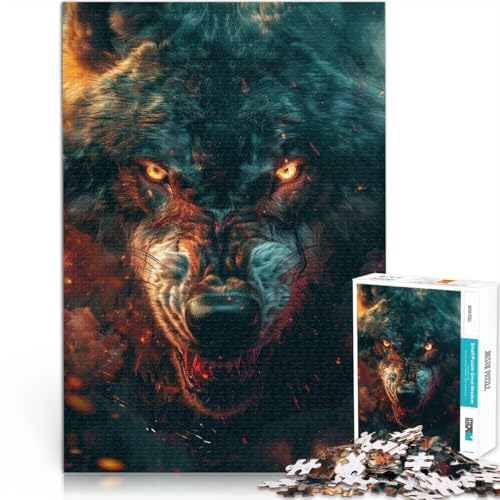 Herausforderndes Spiel Böser Werwolf Puzzle 2000 Teile für Jugendliche 70x100cm Geburtstagsgeschenk, Geschenke für und ab 14 Jahren von LGNBTGM