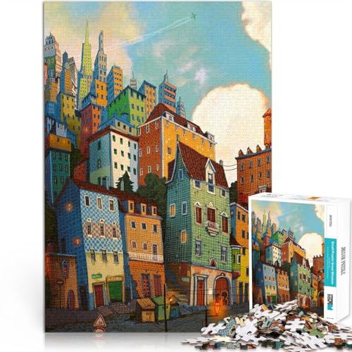Herausforderndes Spiel Kleinstadt Puzzle 2000 Teile für Jugendliche 70x100cm Geeignet für die Schreibtischdekoration für 14+ Herausforderndes Spiel Kleinstadt Puzzle 2000 Teile für Jugendliche 70x100cm Geeignet für die Schreibtischdekoration für 14+ von LGNBTGM