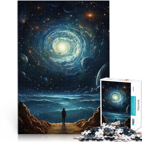 Herausforderndes Spiel Kosmos-Kunstwerk Puzzle 1000 Teile für Erwachsene 70x100cm Angebot als Geschenk für die ganze Familie ab 14 Jahren von LGNBTGM