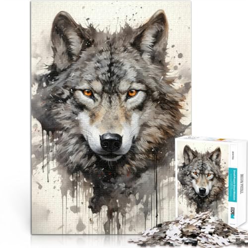 Herausforderndes Spiel Wolf Art 1000 Teenager-Teile-Puzzle 38x52cm Lustige Aktivitäten für zu Hause, Geburtstagsgeschenk, Reisegeschenk, ab 14 Jahren Herausforderndes Spiel Wolf Art 1000 Teenager-Teile-Puzzle 38x52cm Lustige Aktivitäten für zu Hause, Geburtstagsgeschenk, Reisegeschenk, ab 14 Jahren von LGNBTGM