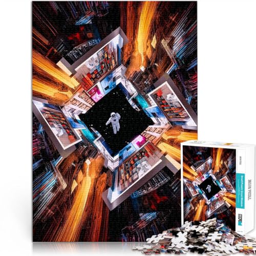 Herausforderndes Spielspielzeug Astronaut im Weltraumtunnel Teenager-Puzzles 1000 Teile 70x100cm Geburtstagsgeschenk für ab 14 Jahren Herausforderndes Spielspielzeug Astronaut im Weltraumtunnel Teenager-Puzzles 1000 Teile 70x100cm Geburtstagsgeschenk für ab 14 Jahren von LGNBTGM