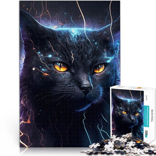 Herausforderndes Spielspielzeug Blitzkatze 1000-teilige Puzzles für Teenager 26x38cm einzigartiges Herausforderungsspiel für ab 14 Jahren Herausforderndes Spielspielzeug Blitzkatze 1000-teilige Puzzles für Teenager 26x38cm einzigartiges Herausforderungsspiel für ab 14 Jahren von LGNBTGM